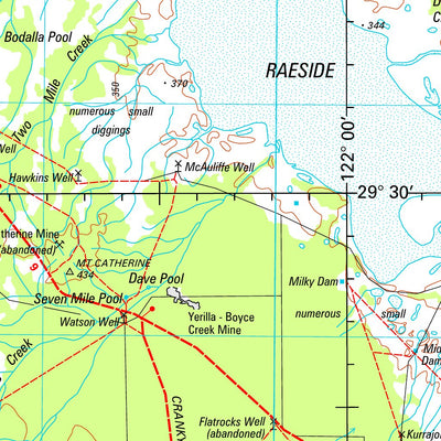 Geoscience Australia Edujina SH51 - 06 digital map