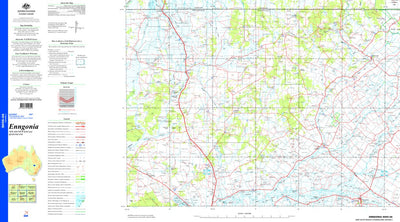 Geoscience Australia Enngonia SH55 - 06 digital map