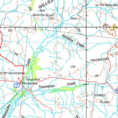 Geoscience Australia Eulo SH55 - 01 digital map