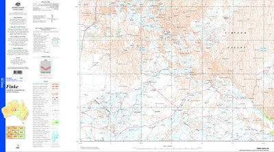 Geoscience Australia Finke SG53 - 06 digital map