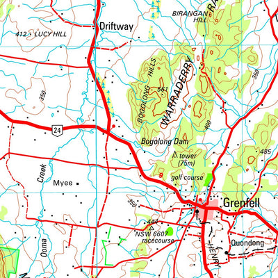 Geoscience Australia Forbes SI55 - 07 digital map