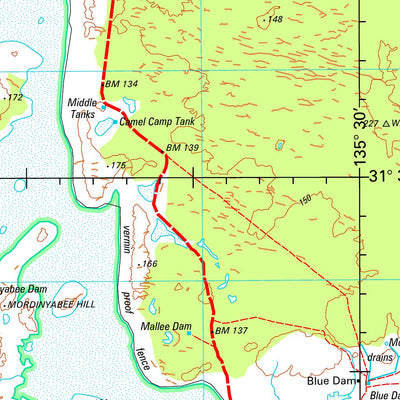 Geoscience Australia Gairdner SH53 - 15 digital map