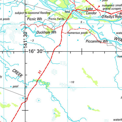 Geoscience Australia Galbraith SE54 - 03 digital map