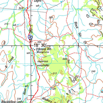 Geoscience Australia Georgetown SE54 - 12 digital map