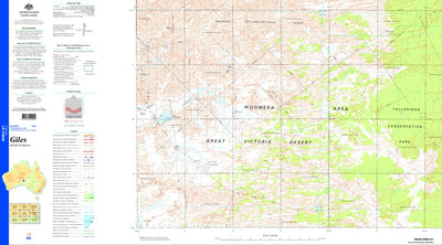 Geoscience Australia Giles SH53 - 01 digital map