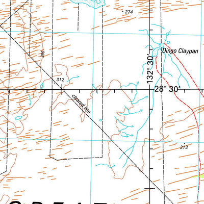 Geoscience Australia Giles SH53 - 01 digital map