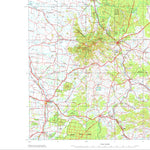 Geoscience Australia Gilgandra SH55 - 16 digital map
