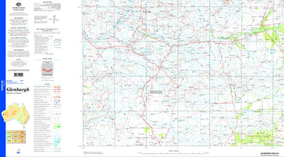 Geoscience Australia Glenburgh SG50 - 06 digital map