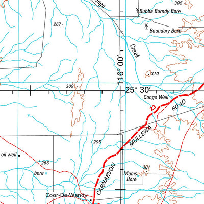 Geoscience Australia Glenburgh SG50 - 06 digital map