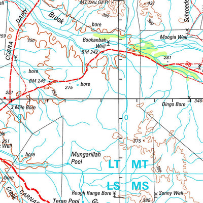 Geoscience Australia Glenburgh SG50 - 06 digital map