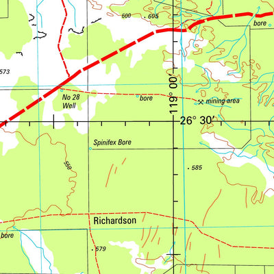 Geoscience Australia Glengarry SG50 - 12 digital map