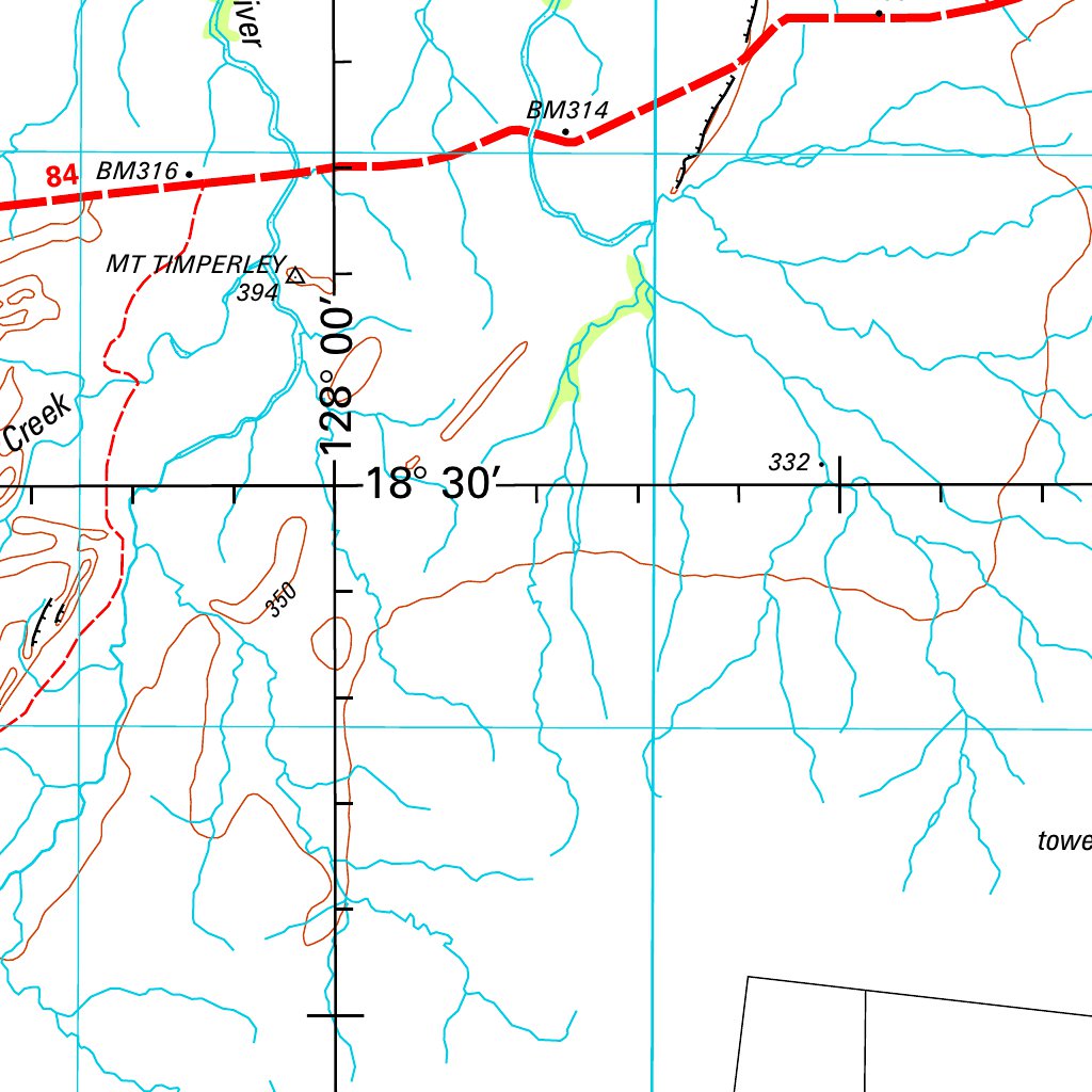 Gordon Downs SE52 - 10 Map by Geoscience Australia | Avenza Maps