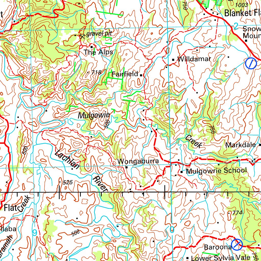 Goulburn SI55 - 12 Map by Geoscience Australia | Avenza Maps