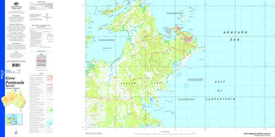 Geoscience Australia Gove Peninsula Special SD53 - 04 digital map