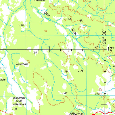 Geoscience Australia Gove Peninsula Special SD53 - 04 digital map