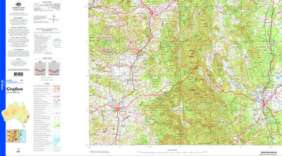 Geoscience Australia Grafton SH56 - 06 digital map