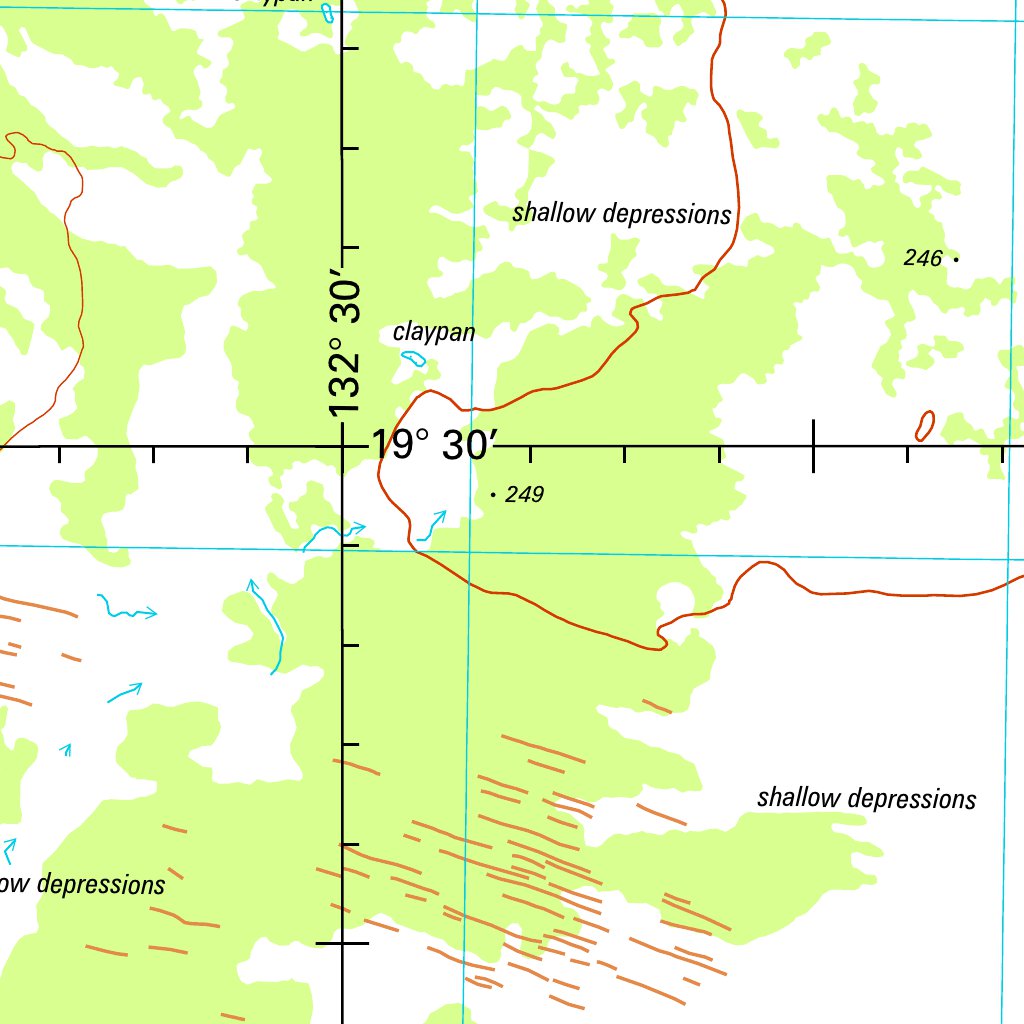 Green Swamp Well SE53 - 13 Map by Geoscience Australia | Avenza Maps