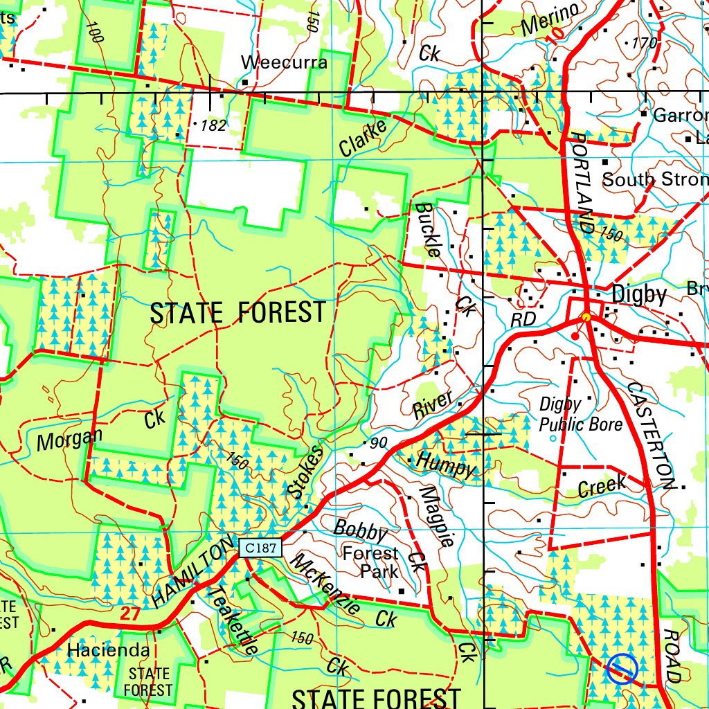 Hamilton Special SJ54 - 07 Map by Geoscience Australia | Avenza Maps