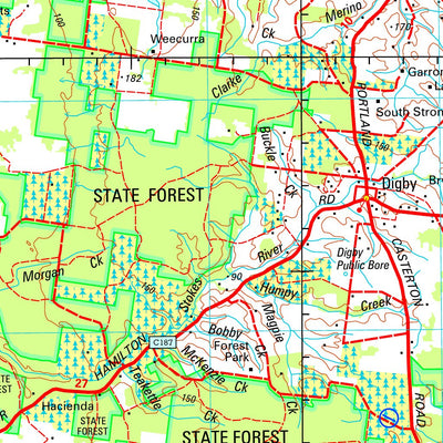 Geoscience Australia Hamilton Special SJ54 - 07 digital map