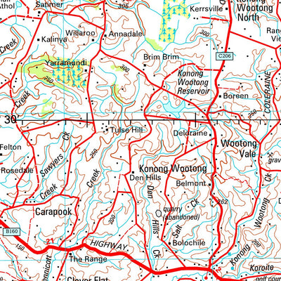 Geoscience Australia Hamilton Special SJ54 - 07 digital map