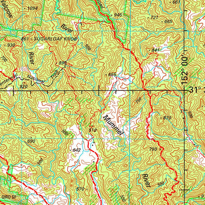 Geoscience Australia Hastings SH56 - 14 digital map