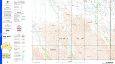 Geoscience Australia Hay River SF53 - 16 digital map