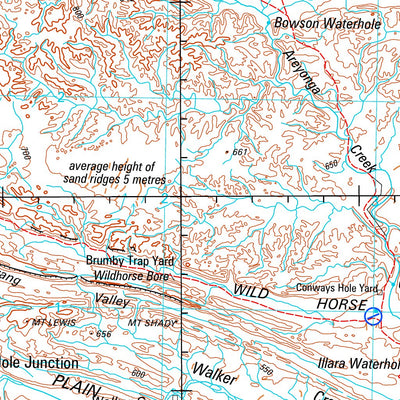 Geoscience Australia Henbury SG53 - 01 digital map