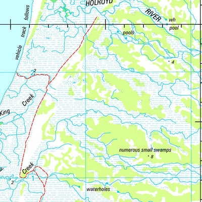 Geoscience Australia Holroyd Special SD54 - 11 digital map