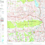 Geoscience Australia Horsham SJ54 - 03 digital map