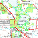 Geoscience Australia Hyden SI50 - 04 digital map