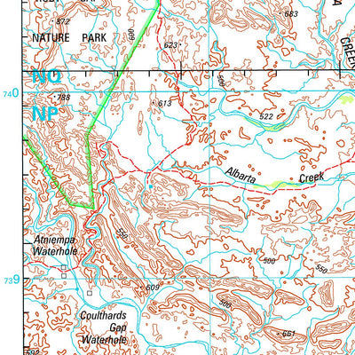 Geoscience Australia Illogwa Creek SF53 - 15 digital map