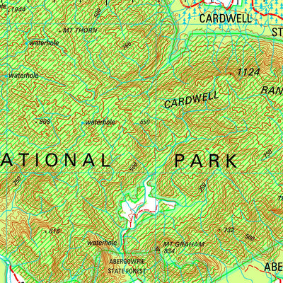 Geoscience Australia Ingham SE55 - 10 digital map