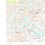 Geoscience Australia Innamincka SG54 - 14 digital map