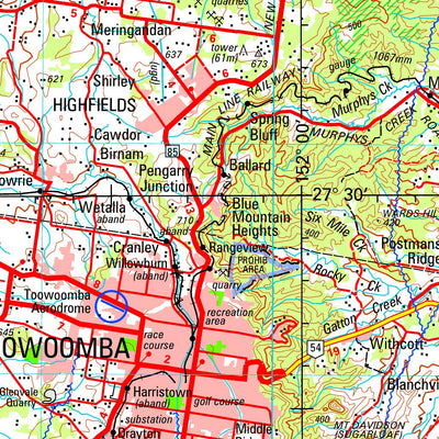 Geoscience Australia Ipswich SG56 - 14 digital map