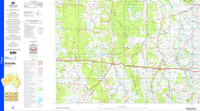 Geoscience Australia Jericho SF55 - 14 digital map