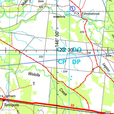 Geoscience Australia Jericho SF55 - 14 digital map