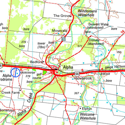 Geoscience Australia Jericho SF55 - 14 digital map