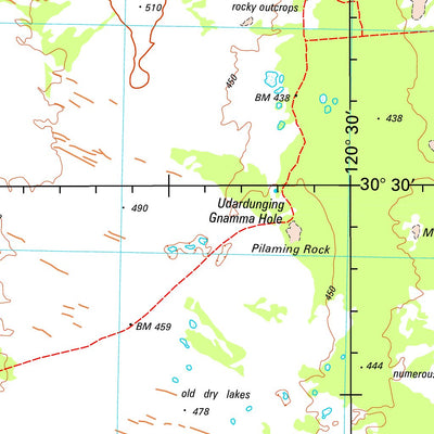 Geoscience Australia Kalgoorlie SH51 - 09 digital map