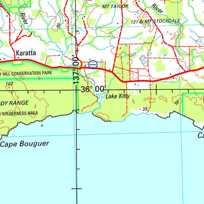 Geoscience Australia Kangaroo Island Special SI53 - 16 digital map
