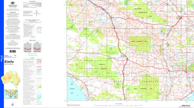 Geoscience Australia Kimba SI53 - 07 digital map