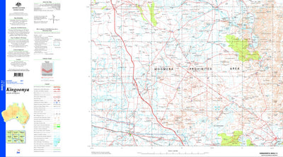 Geoscience Australia Kingoonya SH53 - 11 digital map