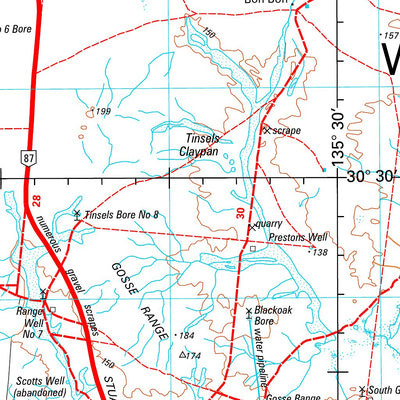 Geoscience Australia Kingoonya SH53 - 11 digital map