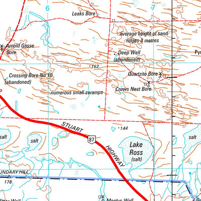 Geoscience Australia Kingoonya SH53 - 11 digital map