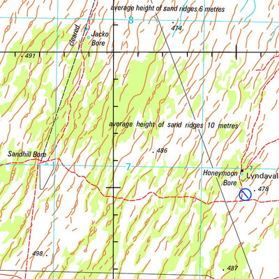 Geoscience Australia Kulgera SG53 - 05 digital map