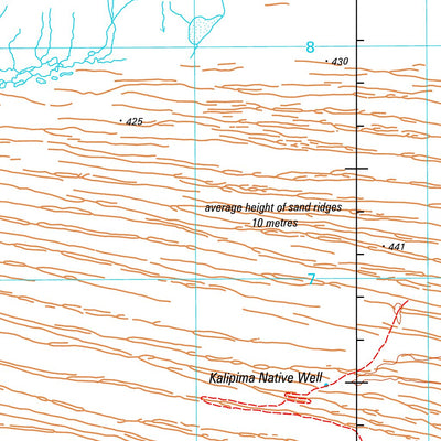 Geoscience Australia Lake Mackay SF52 - 11 digital map