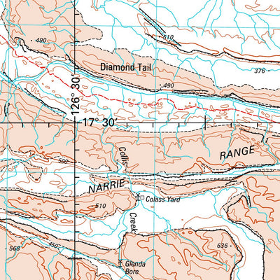 Geoscience Australia Lansdowne SE52 - 05 digital map