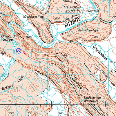 Geoscience Australia Lansdowne SE52 - 05 digital map