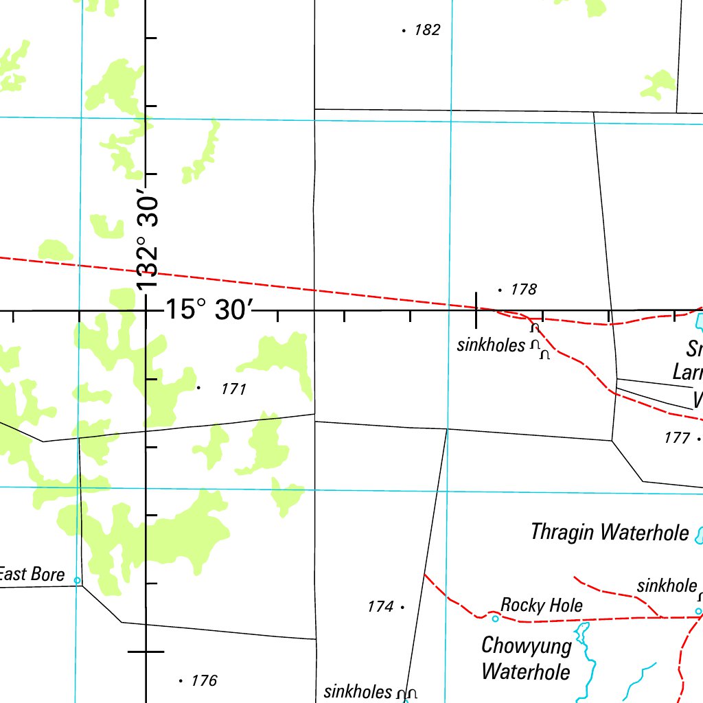 Larrimah SD53 - 13 Map by Geoscience Australia | Avenza Maps