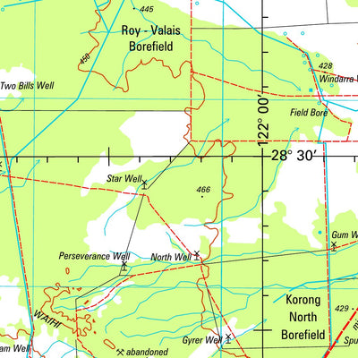 Geoscience Australia Laverton SH51 - 02 digital map