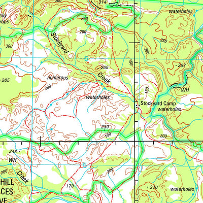 Geoscience Australia Lawn Hill SE54 - 09 digital map